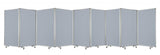 318" X 1" X 71" Metal, Grey, 9 Panel, Screen