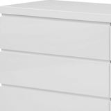 63 X 20 X 30 White Double Dresser