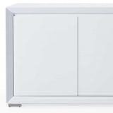 61 X 20 X 30 White Stainless Steel Buffet