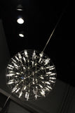 14 X 14 X 59 Black Stainless Steel Pendant Lamp