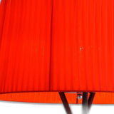 18 X 18 X 29.5 Red Carbon Steel Table Lamp