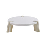 40 X 40 X 13 Matte White Finish Coffee Table