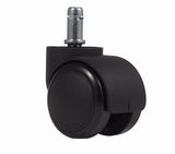 Black Soft Dual Wheel Casters Only