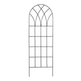 60-inch Gothic Arch Top Metal Wall Trellis for Home Garden