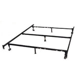 Heavy Duty 7-Leg Metal Bed Frame / Adjust to fit Twin, Full, &amp; Queen