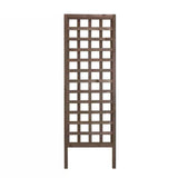 Outdoor, 6-Ft, Wooden, Garden, Lattice Trellis, Walnut, Wood Finish